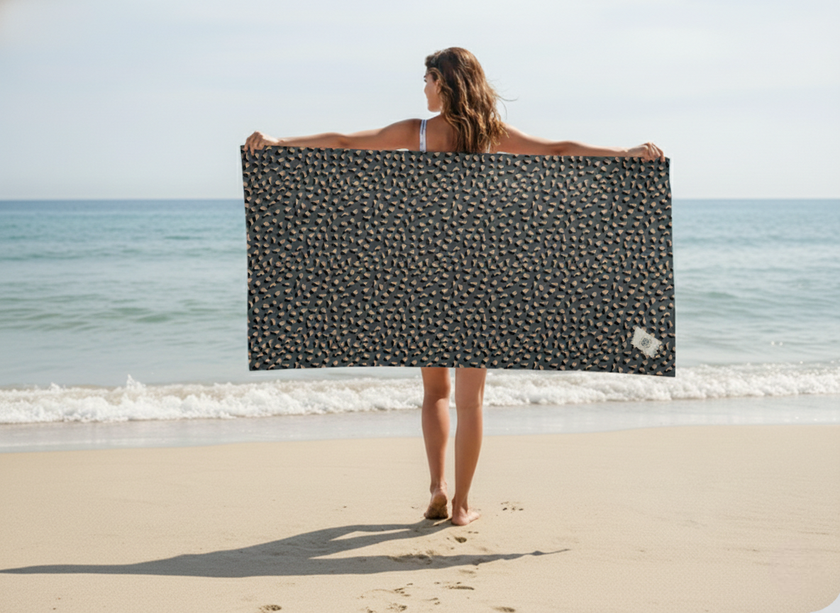 Dusted_Leopard_Beach Towel